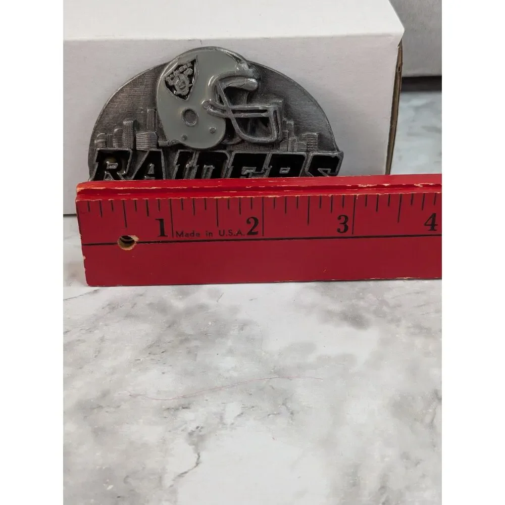 Vintage 1991 LA Raiders Siskiyou NFL Limited Edition Belt Buckle 7953/10000
